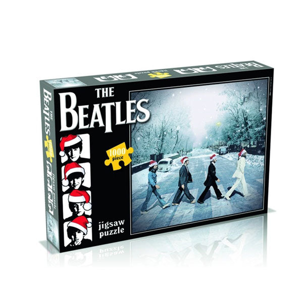 Beatles Christmas Abbey Road (1000 Piece Jigsaw Puzzle) Puzzle Front