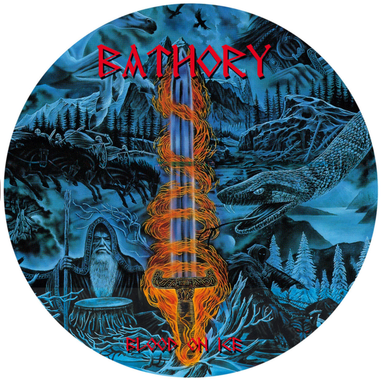 Bathory Blood On Ice Vinyl 12" Picture Disc Vinyl Front
