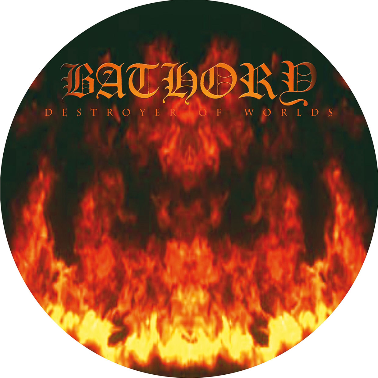 Bathory Destroyer Of Worlds Vinyl 12" Picture Disc Vinyl Front