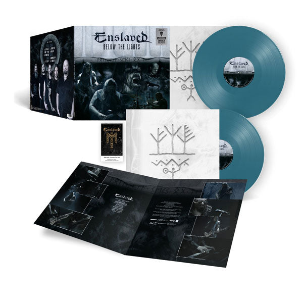 Enslaved Below The Lights (cinematic Tour 2020) (aqua Blue Vinyl) Vinyl Double Album Vinyl Front