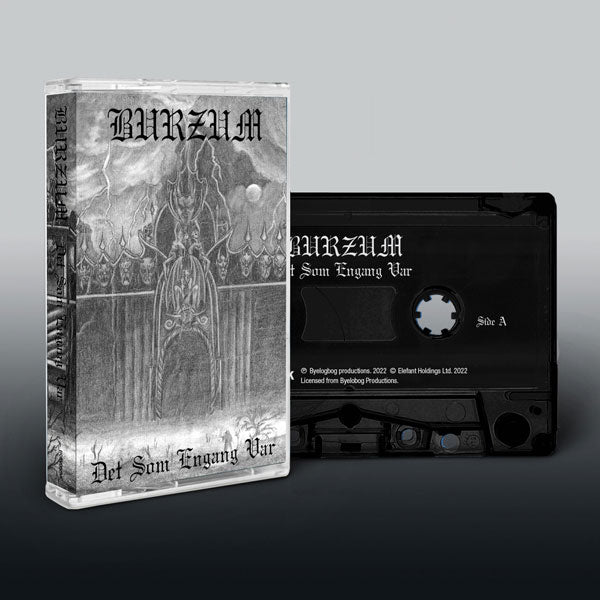 Burzum Det Som Engang Var Music Cassette Cassette Tape Front