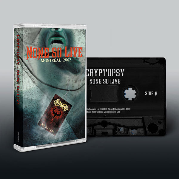 Cryptopsy None So Live Music Cassette Cassette Tape Front