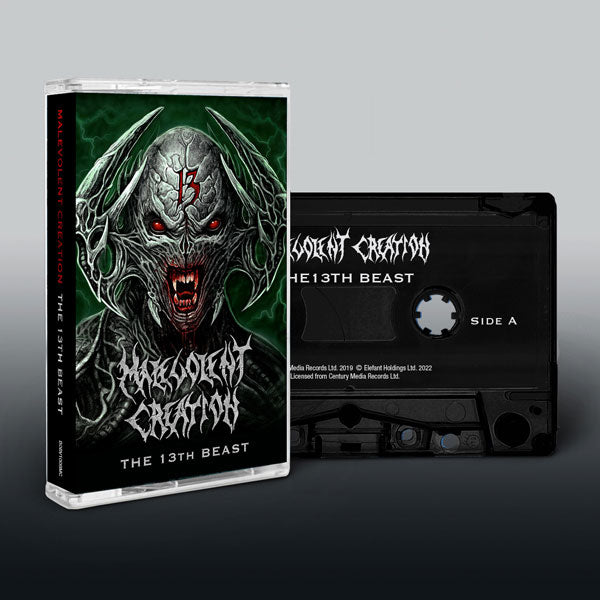 Malevolent Creation The 13th Beast Music Cassette Cassette Tape Front