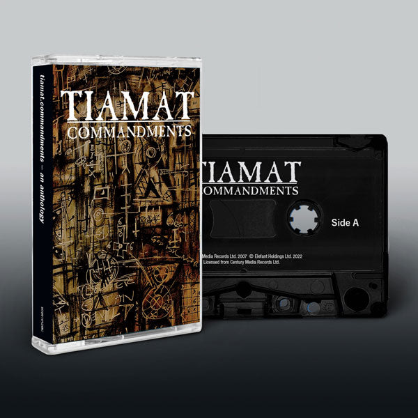 Tiamat Commandments - An Anthology Music Cassette Cassette Tape Front