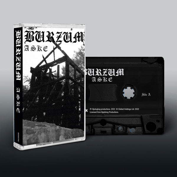 Burzum Aske Music Cassette Cassette Tape Front