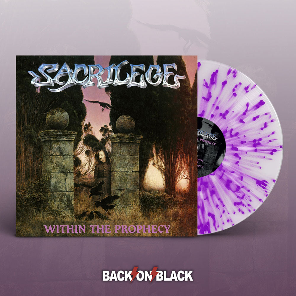 Sacrilege Within The Prophecy (clear W/ Purple Splatter Vinyl) Vinyl Double Album Vinyl Front
