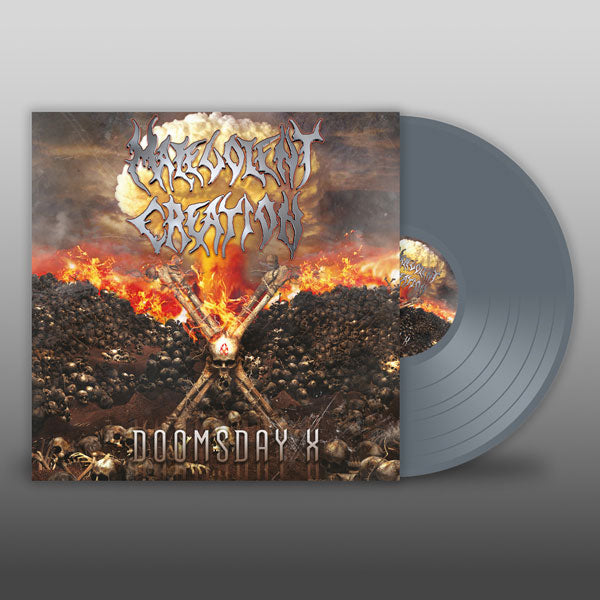 Malevolent Creation Doomsday X (grey Vinyl) Vinyl LP Vinyl Front
