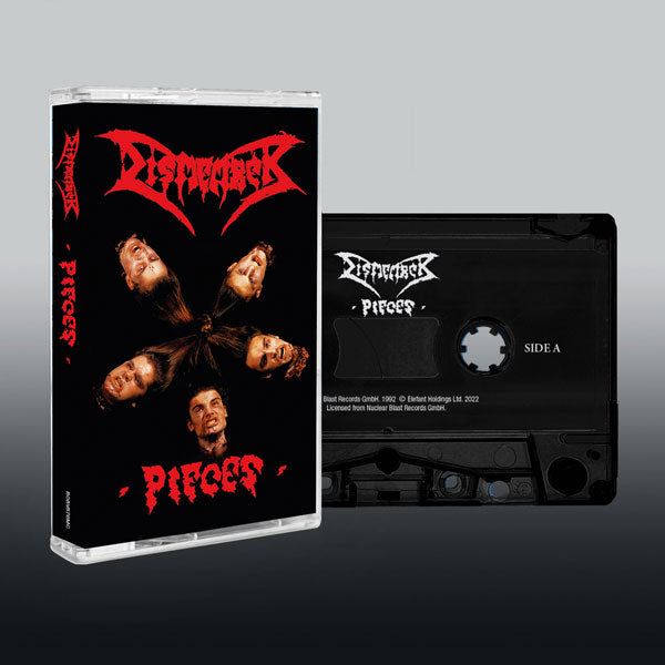 Dismember Pieces Music Cassette Cassette Tape Front