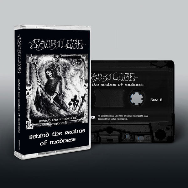 Sacrilege Behind The Realms Of Madness Music Cassette Cassette Tape Front