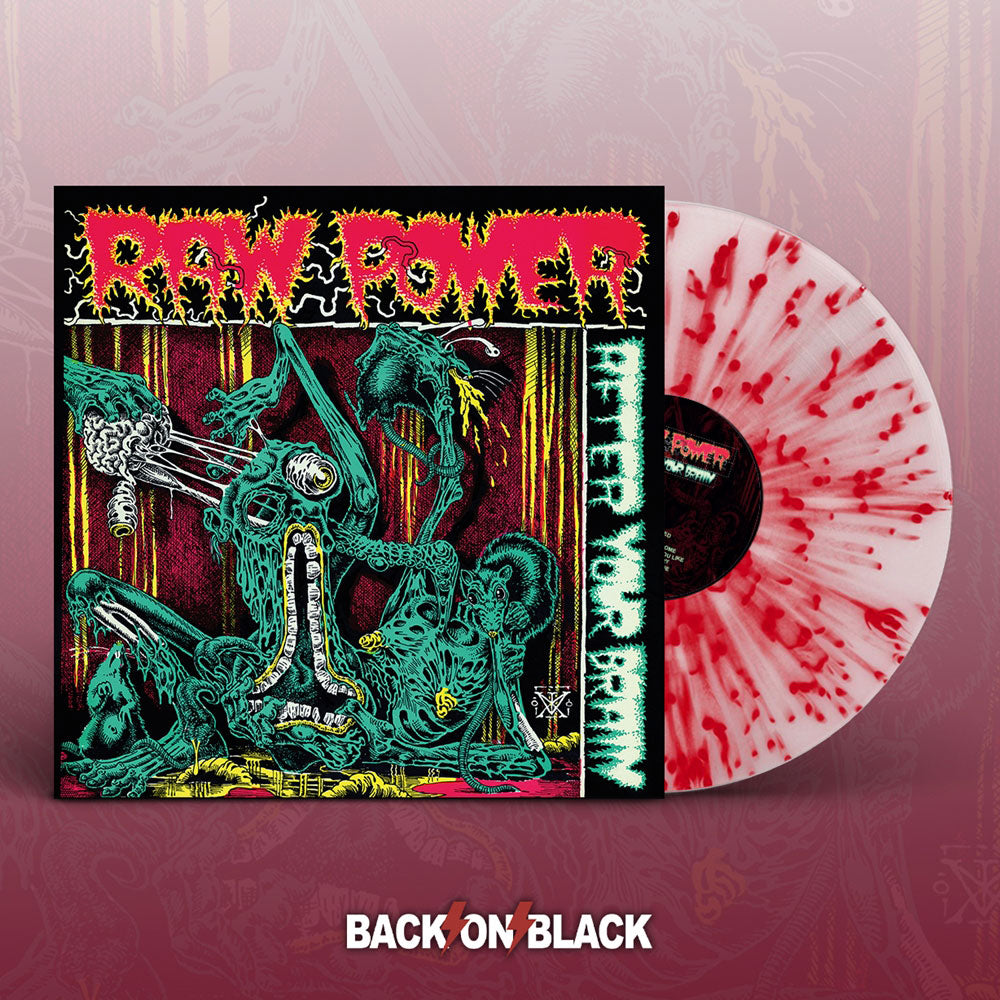 Raw Power After Your Brain (white W/ Red Splatter Vinyl) Vinyl LP Vinyl Front
