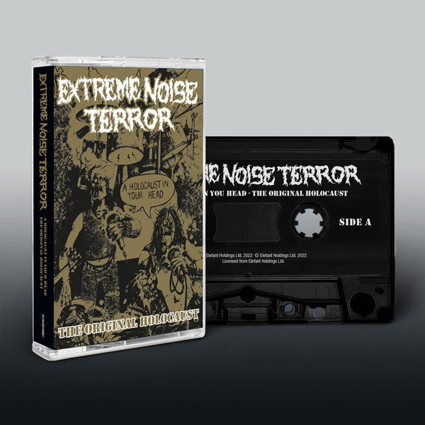 Extreme Noise Terror Holocaust In Your Head - The Original Holocaust Music Cassette Cassette Tape Front