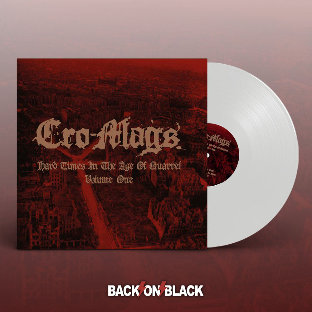 Cro-Mags Hard Times In The Age Of Quarrel Vol 1 (white Vinyl) Vinyl Double Album Vinyl Front