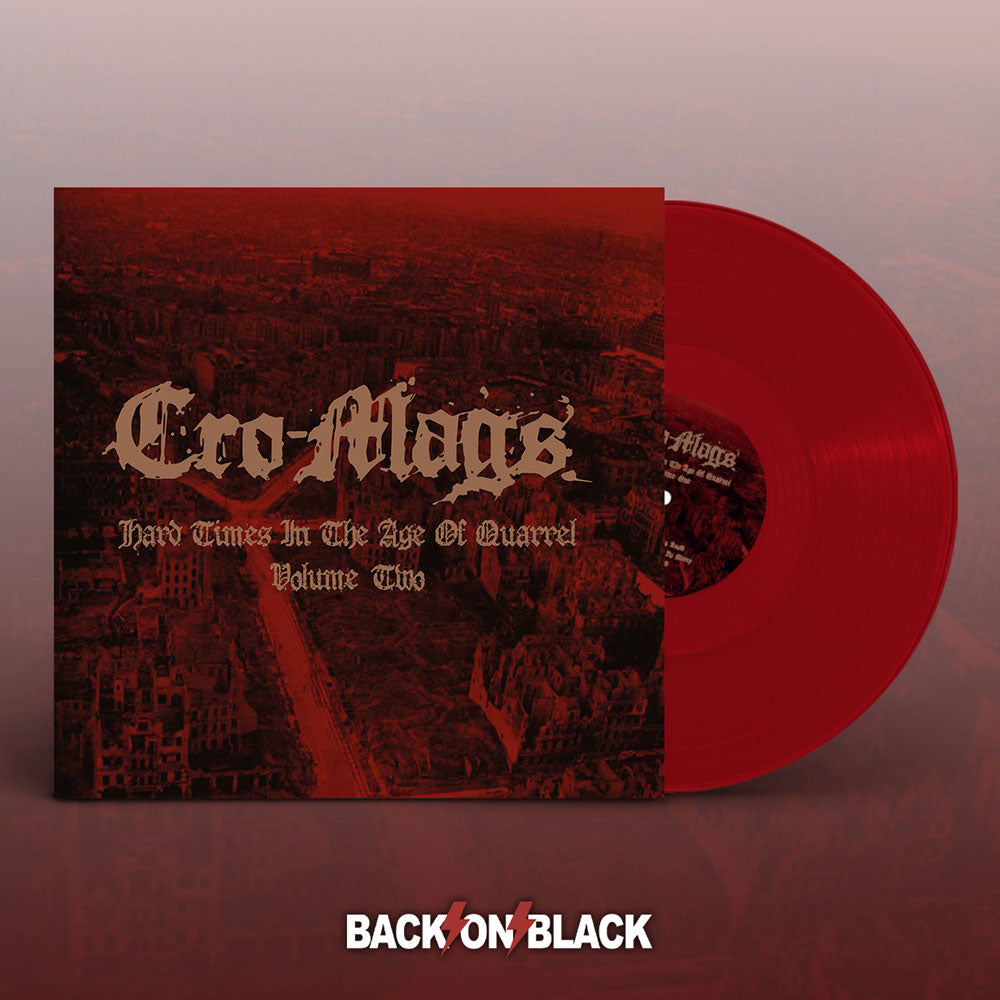 Cro-Mags Hard Times In The Age Of Quarrel Vol 2 (red Vinyl) Vinyl Double Album Vinyl Front