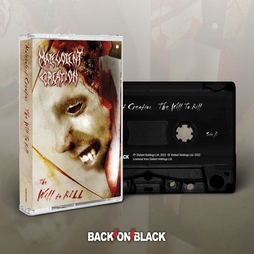 Malevolent Creation The Will To Kill Music Cassette Cassette Tape Front