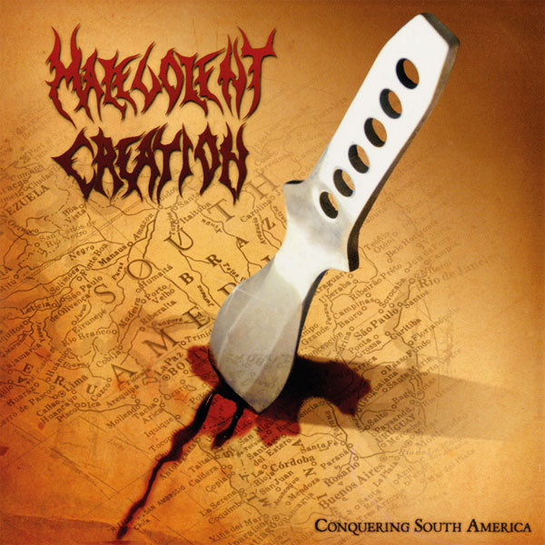 Malevolent Creation Conquering South America (red Vinyl) Vinyl Double Album Vinyl Front