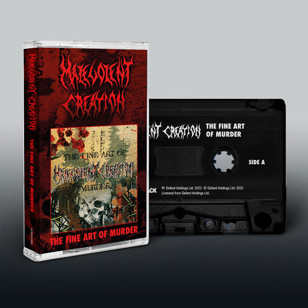 Malevolent Creation The Fine Art Of Murder Music Cassette Cassette Tape Front