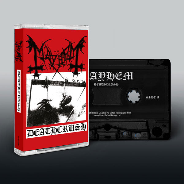 Mayhem Deathcrush Music Cassette Cassette Tape Front