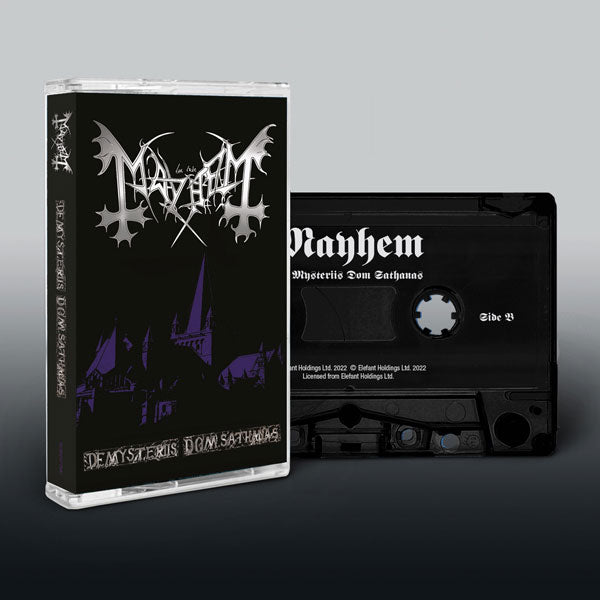 Mayhem De Mysteries Dom Sathanas Music Cassette Cassette Tape Front