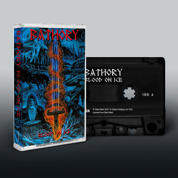 Bathory Blood On Ice Music Cassette Cassette Tape Front