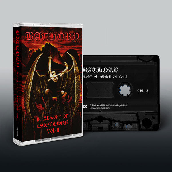Bathory In Memory Of Quorthon Vol 2 Music Cassette Cassette Tape Front