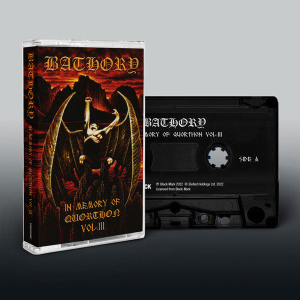 Bathory In Memory Of Quorthon Vol 3 Music Cassette Cassette Tape Front