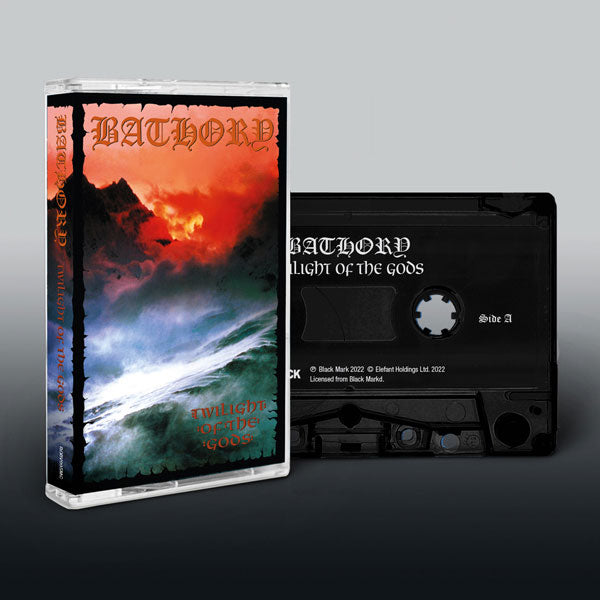 Bathory Twilight Of The Gods Music Cassette Cassette Tape Front