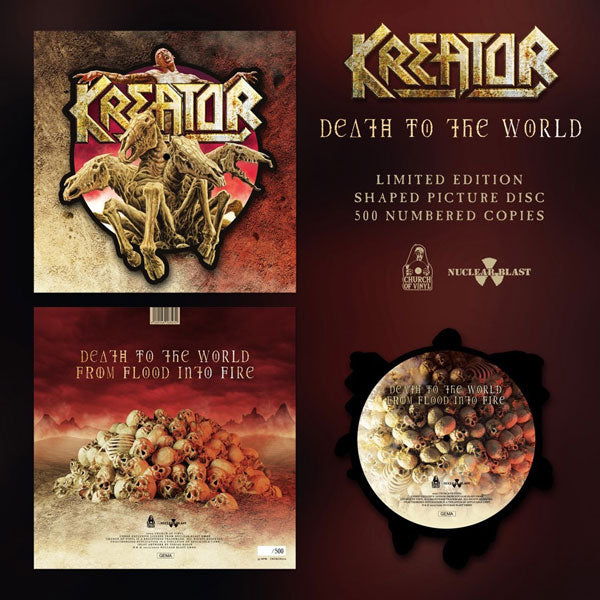 Kreator Death To The World (ltd Shaped Picture Disc) Vinyl 12" Picture Disc Vinyl Front