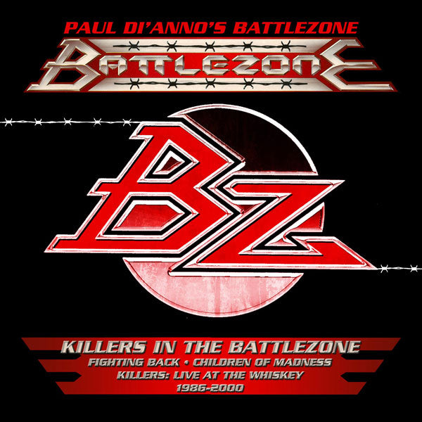 Paul Di'anno Killers In The Battlezone 1986-2000 - 3cd Clamshell Box Compact Disc - 3 CD Box Set CD Front