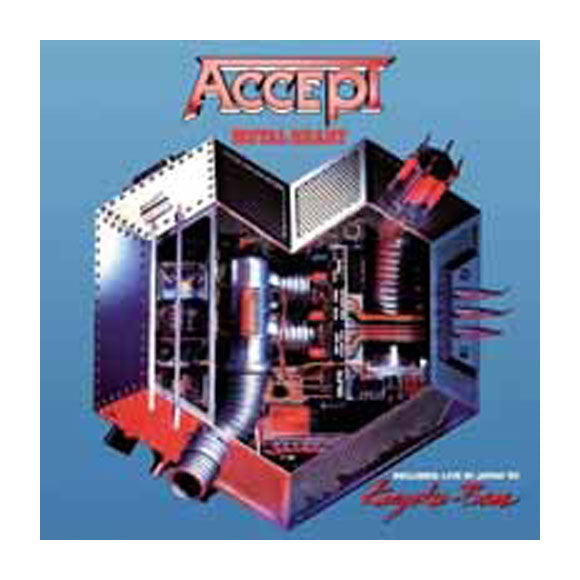 Accept Metal Heart / Kaizoku-ban ~ Live In Japan Compact Disc CD Front