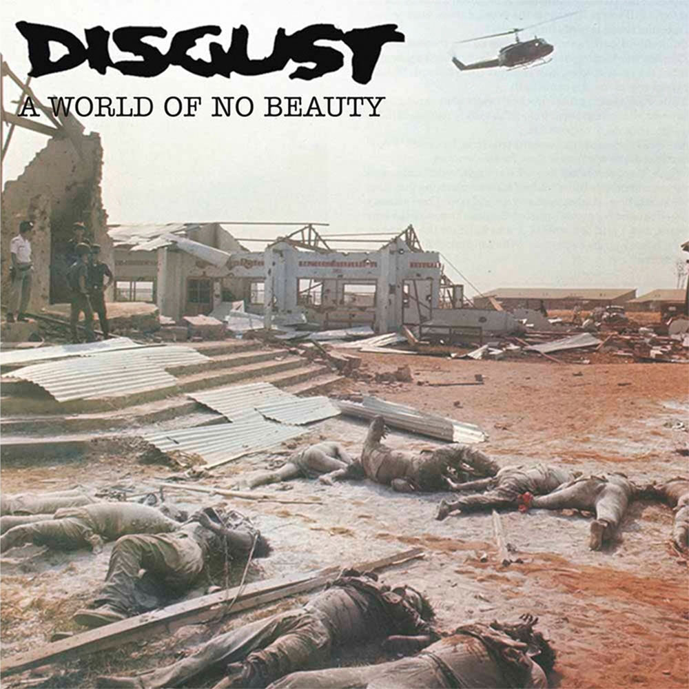 Disgust A World Of No Beauty + Thrown Into Oblivion (clear/black Splatter Vinyl) Vinyl Double Album Vinyl Back