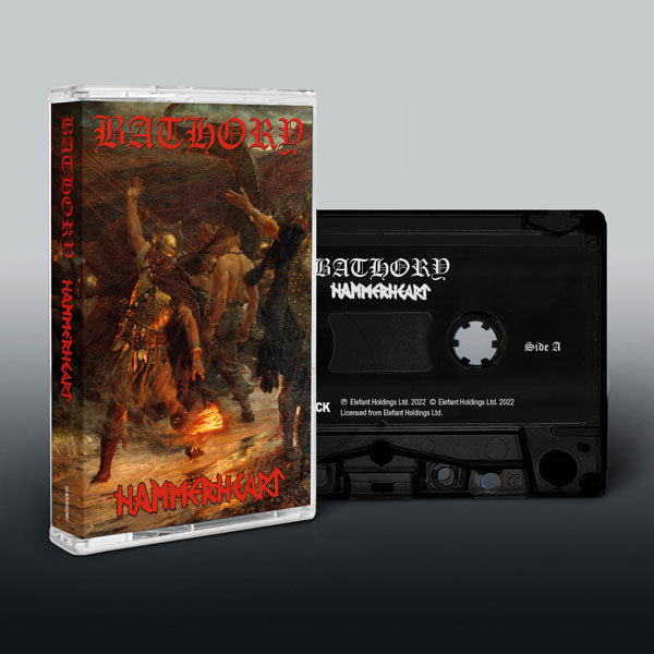 Bathory Hammerheart Music Cassette Cassette Tape Front
