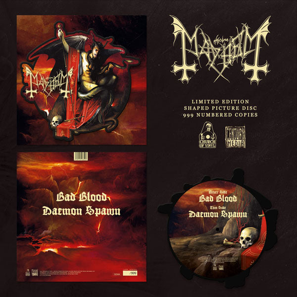 Mayhem Bad Blood (shaped Picture Disc) Vinyl 12" Picture Disc Vinyl Front