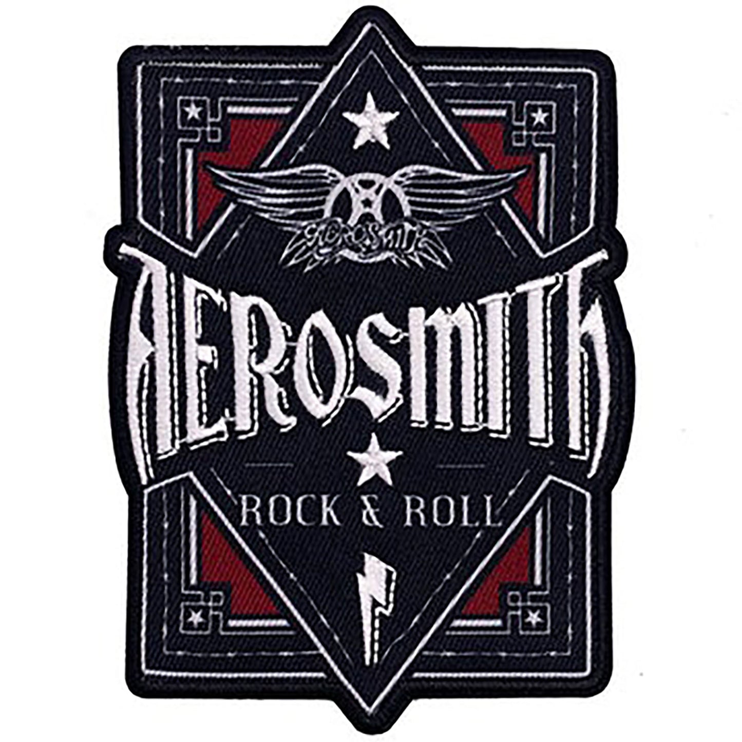 Aerosmith Rock & Roll Embroidered Patch Front