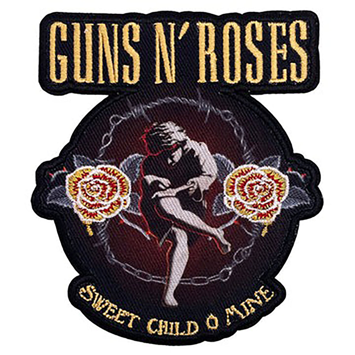 Guns N Roses Cherub Embroidered Patch Front