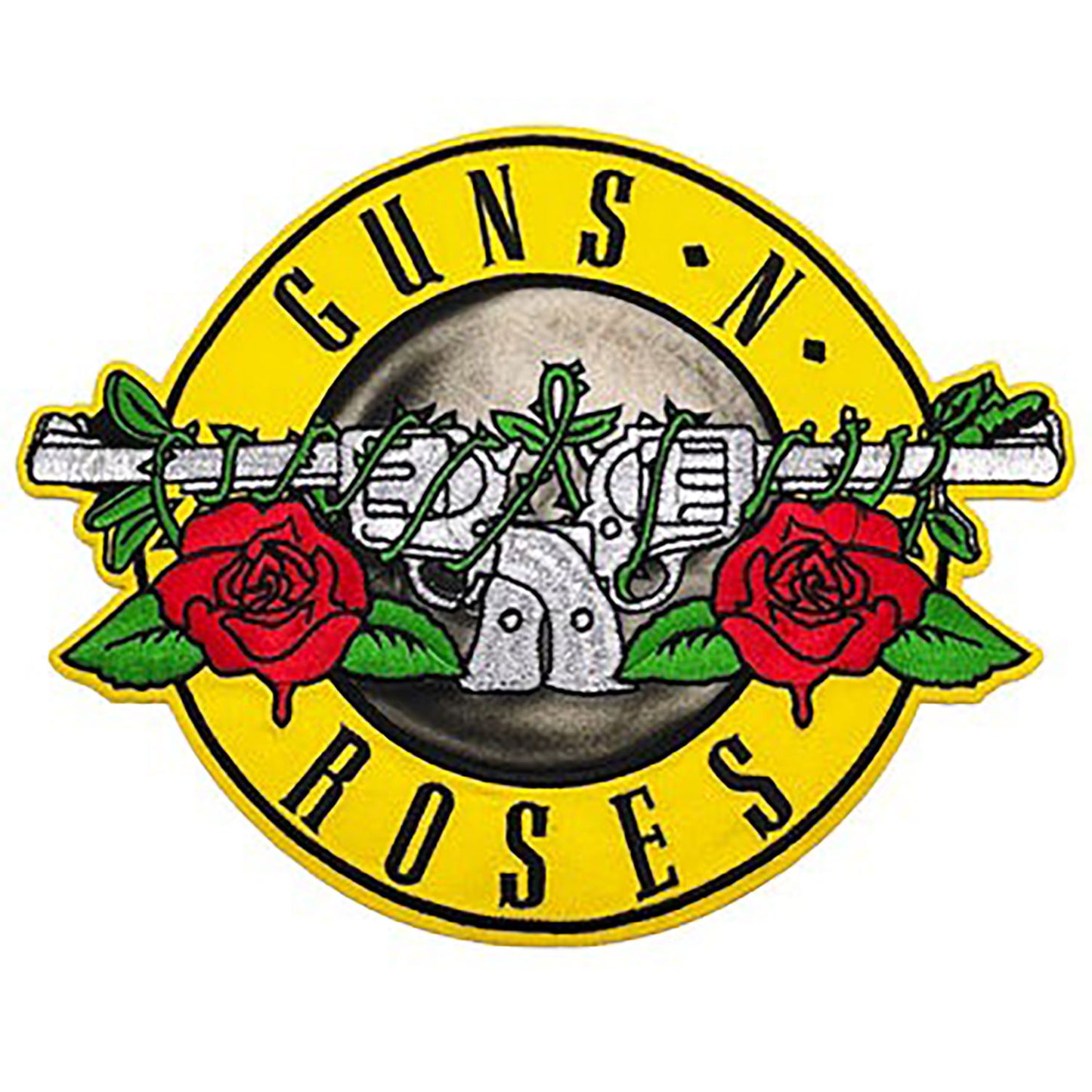 Guns N Roses Bullet Back Patch Front
