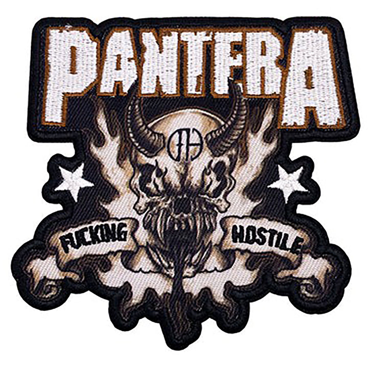 Pantera Hostile Embroidered Patch Front