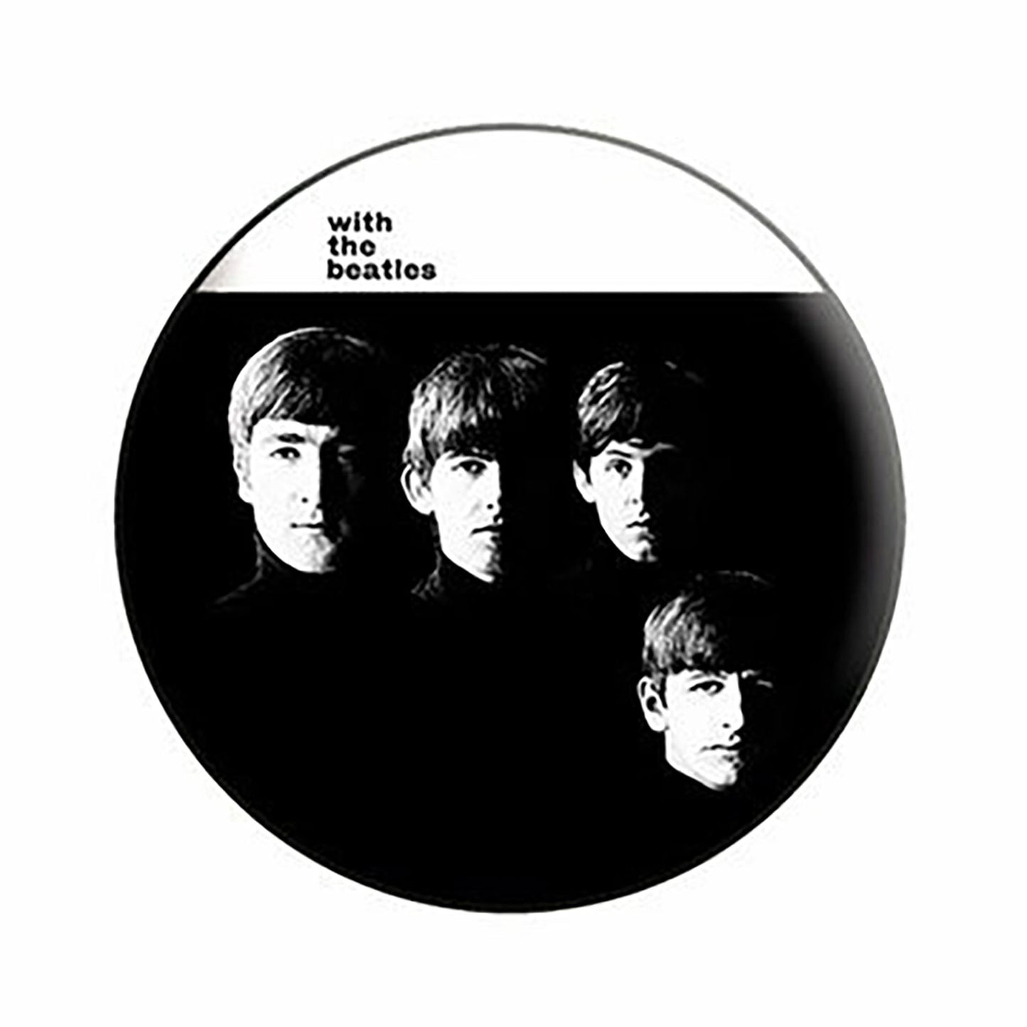 The Beatles With The Beatles Button Front