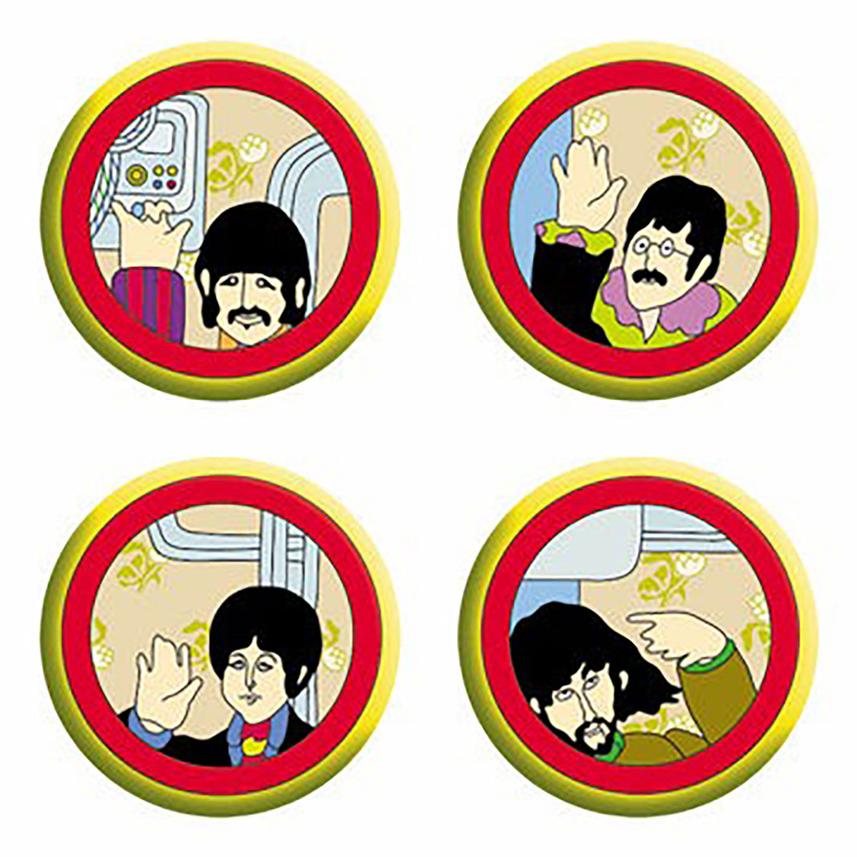 The Beatles Yellow Submarine Windows Collector Items Front