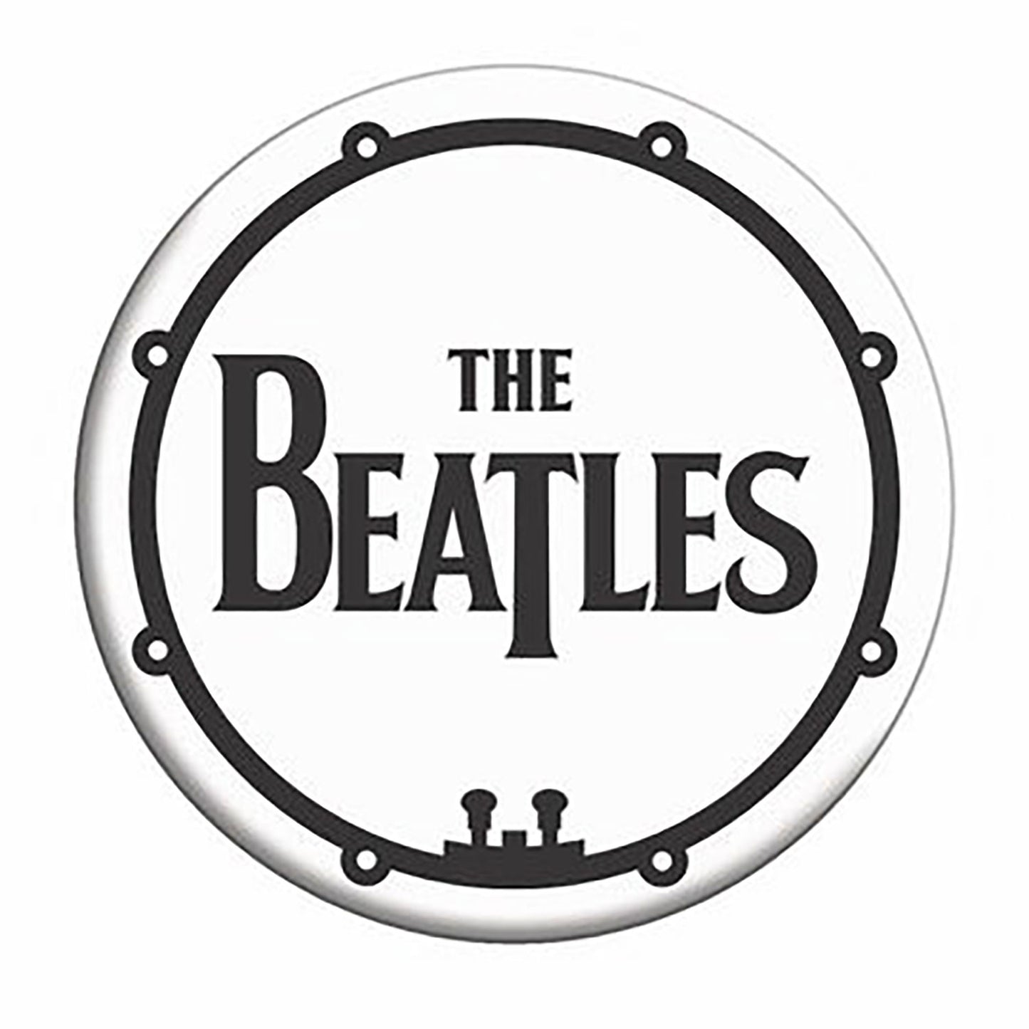 The Beatles Bass Drum Logo Magnet Front