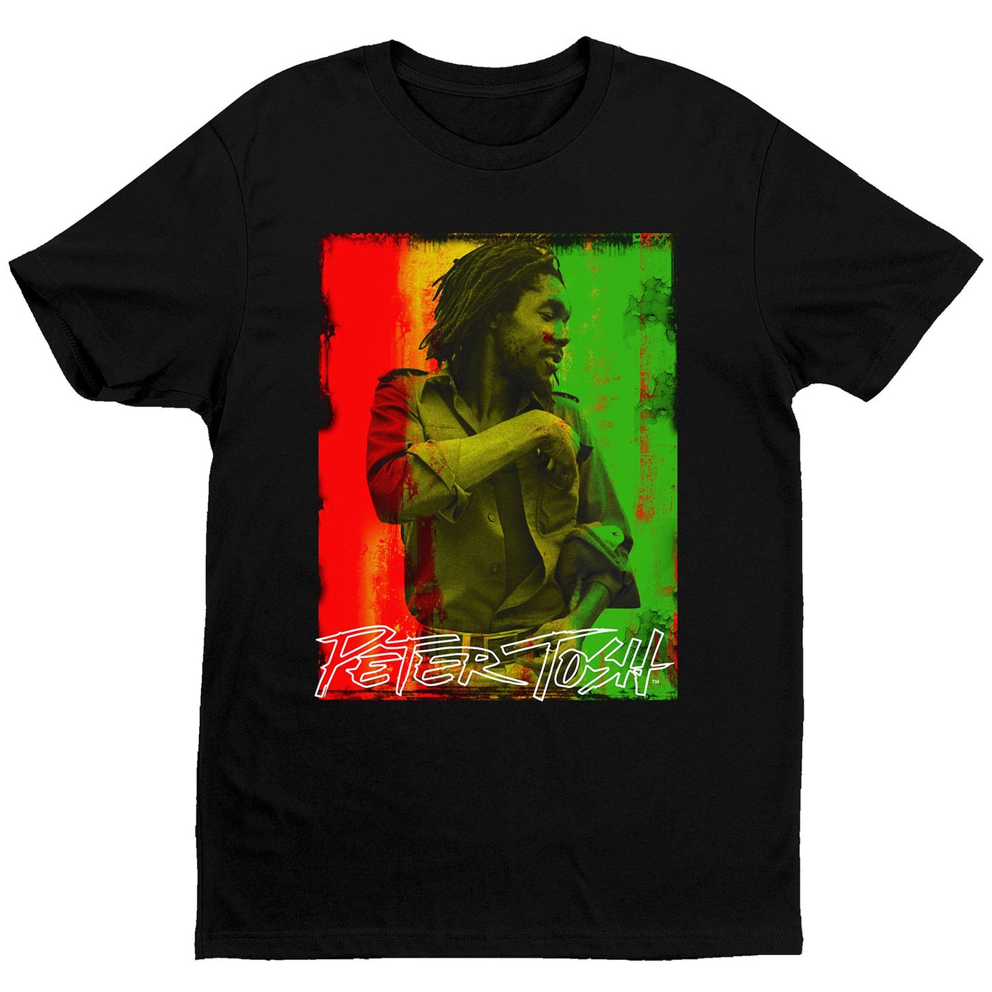 Peter Tosh Reggae Grunge T-shirt Front