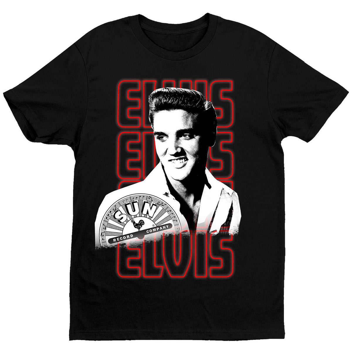 Elvis Presley ELVIS ELVIS ELVIS T-shirt Front