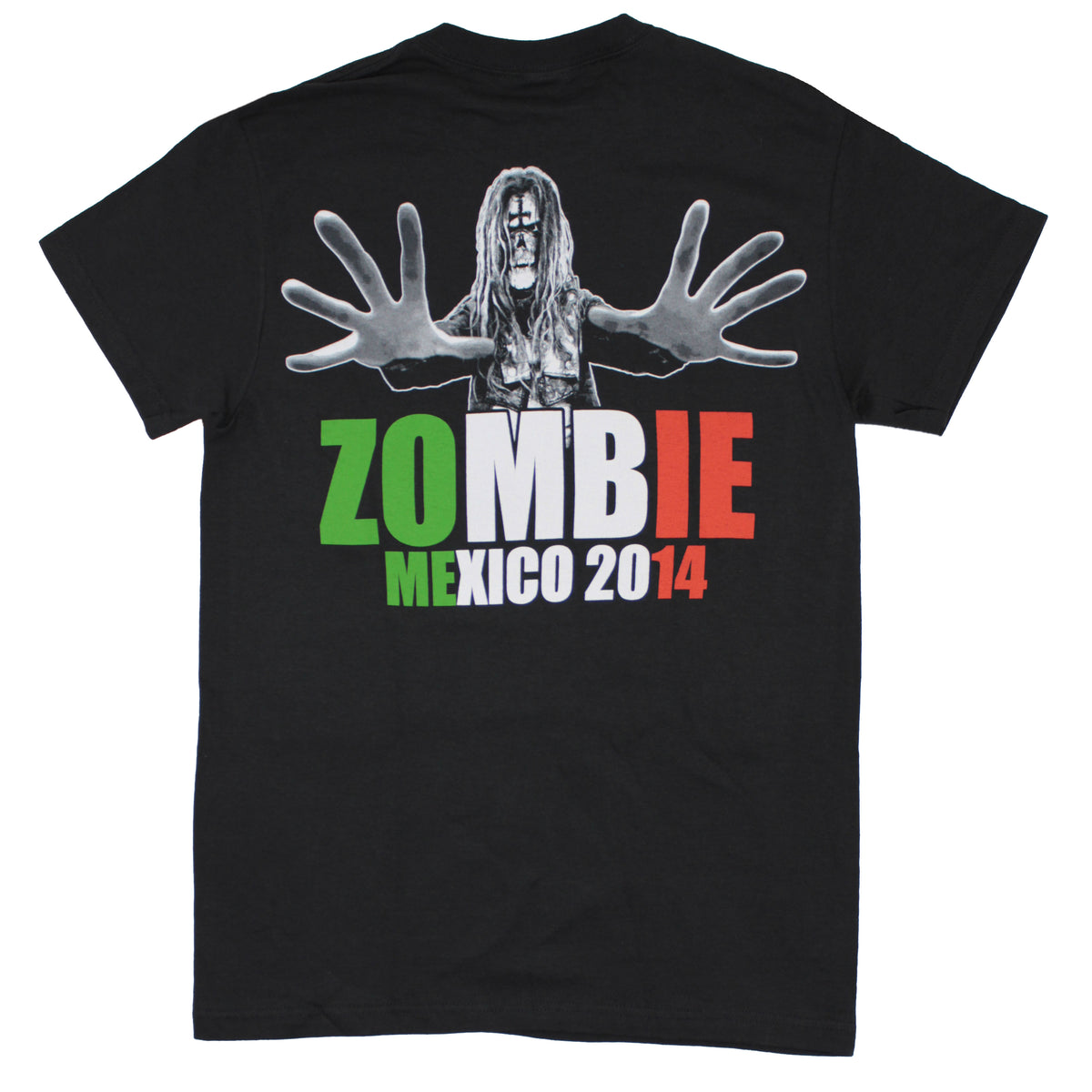 Rob Zombie Mexico 2014 T-shirt Back
