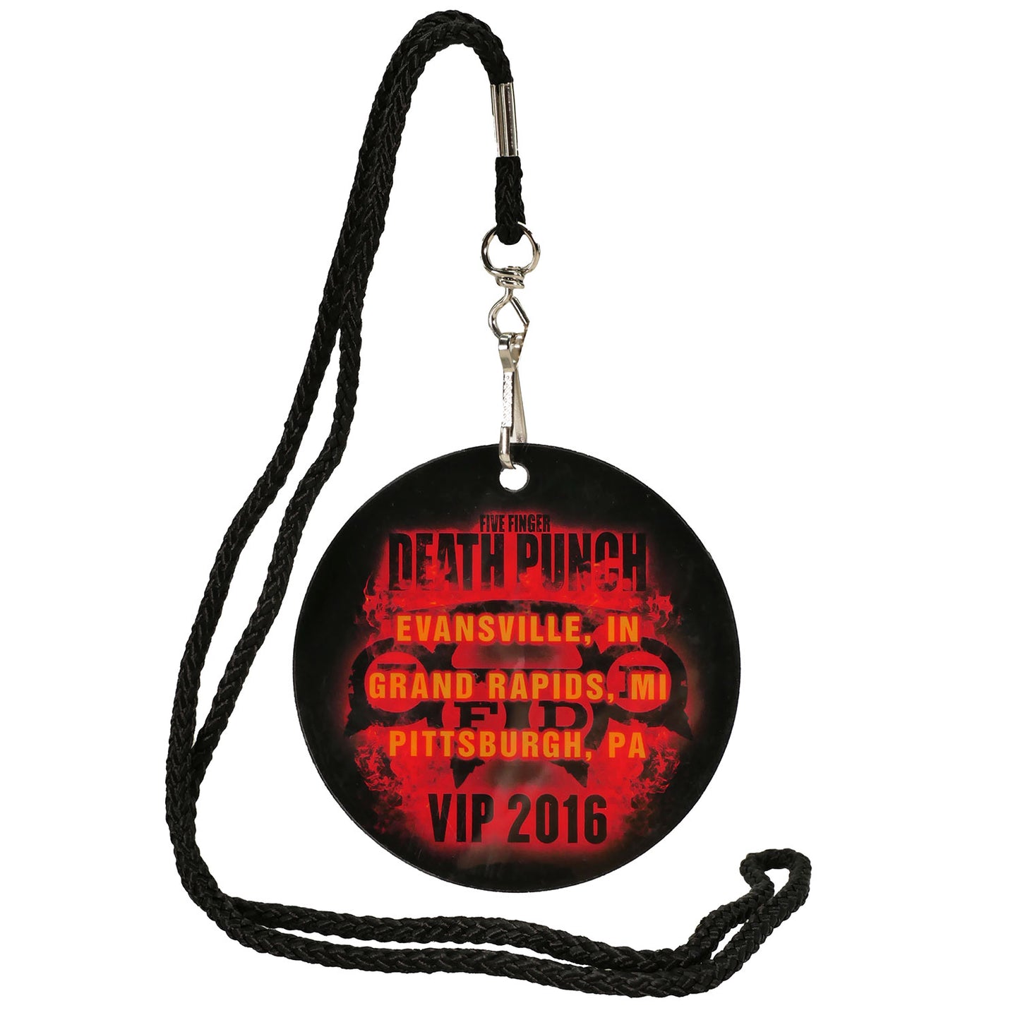 Five Finger Death Punch VIP 2016 Lanyard Back