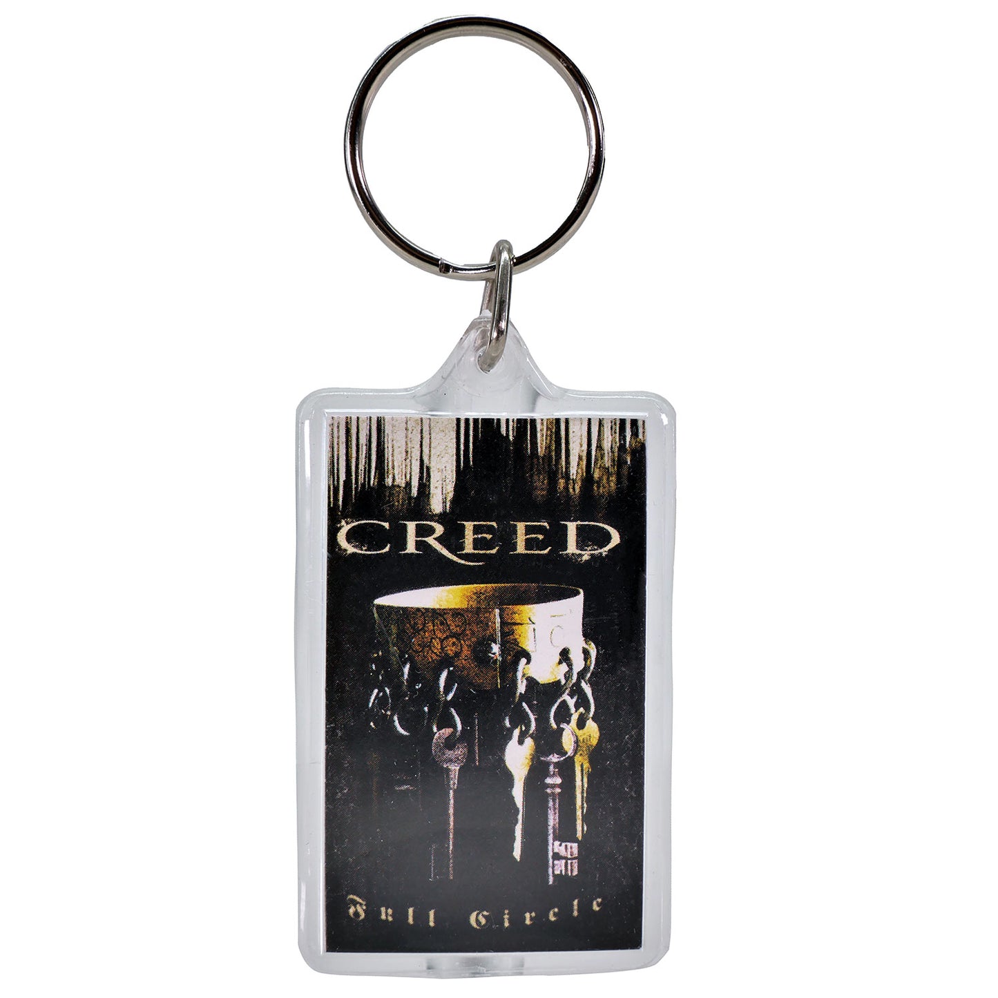 Creed Full Circle 2010 american tour Plastic Key Chain Back