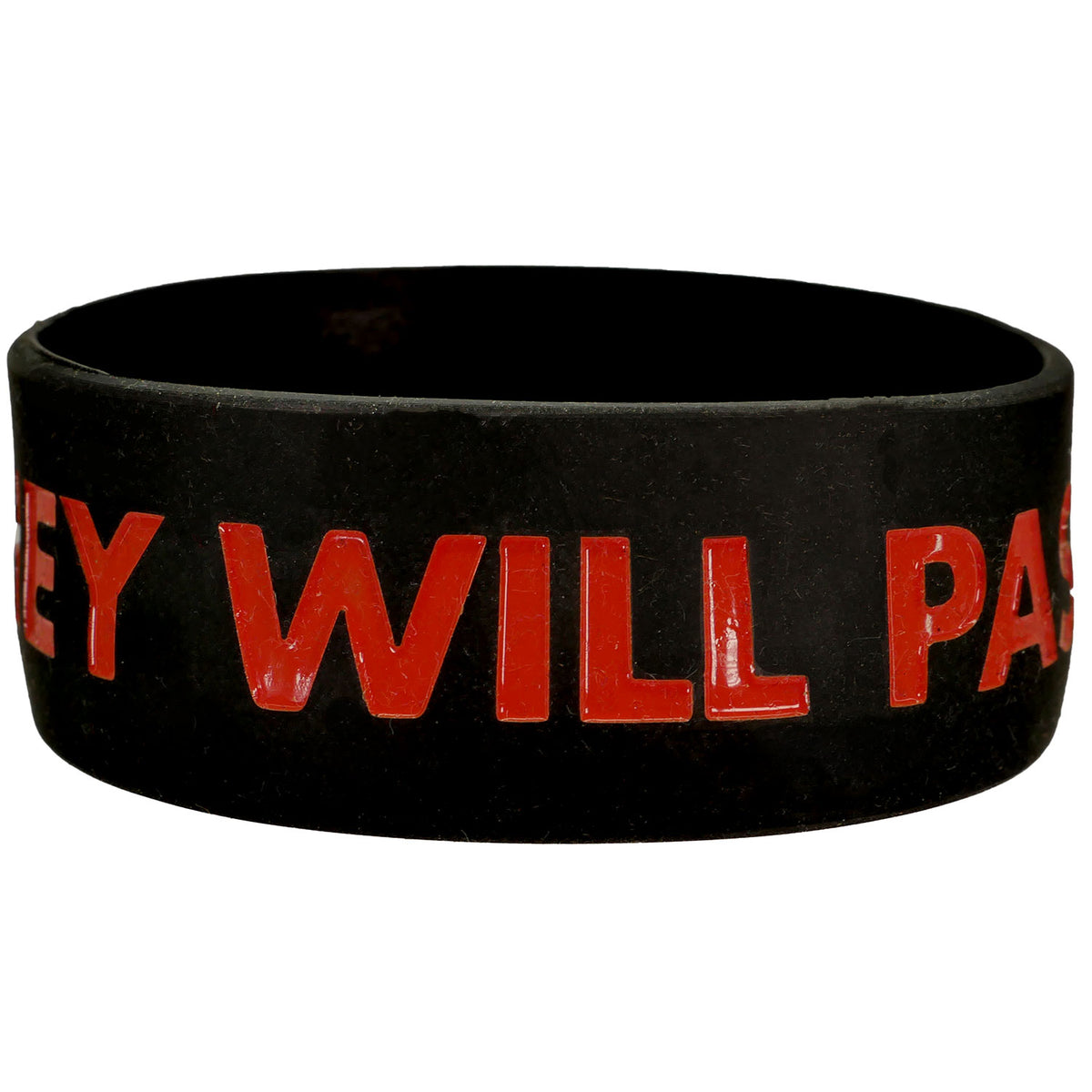 Safetysuit They Will Pass Rubber Bracelet Back