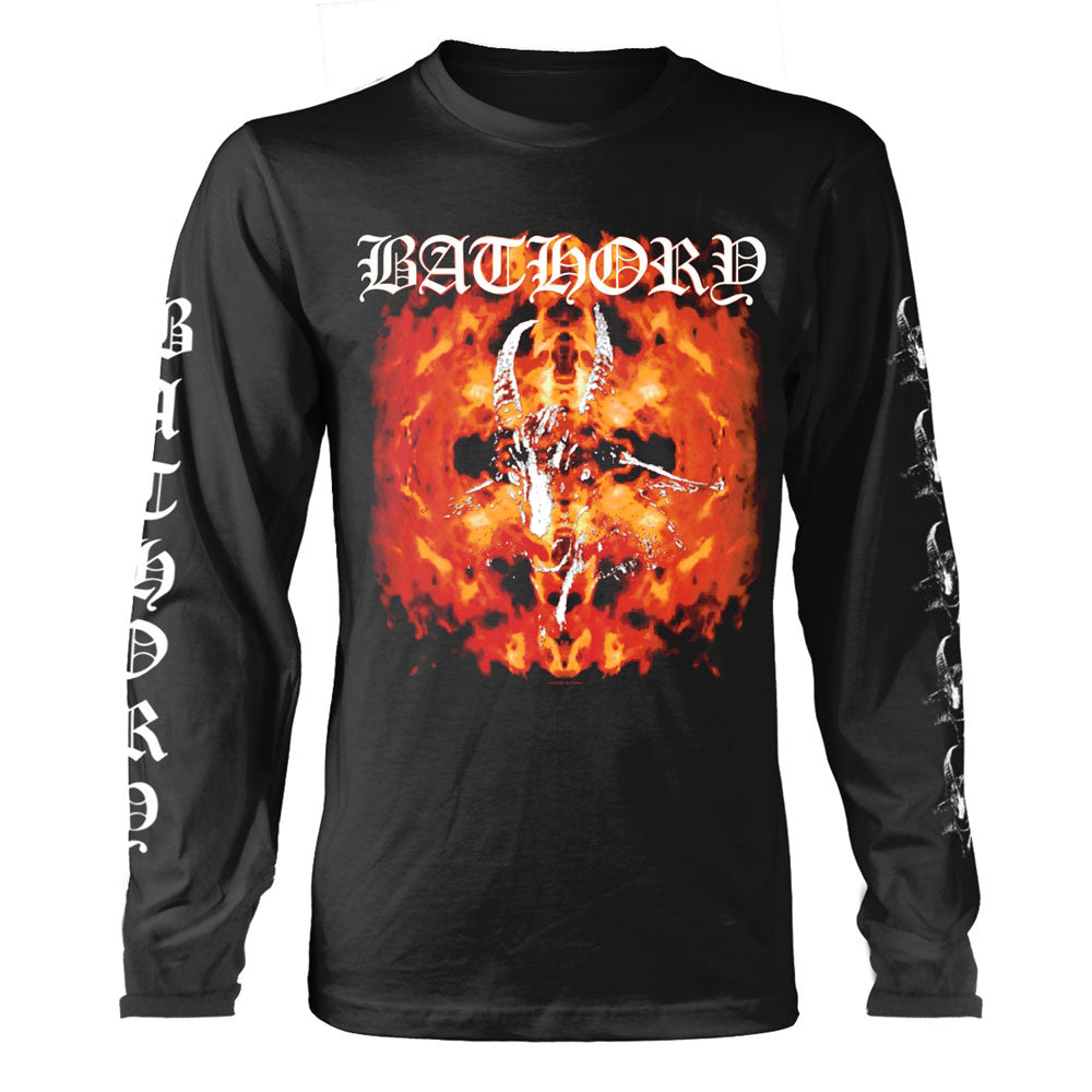 Bathory Fire Goat Long Sleeve Front