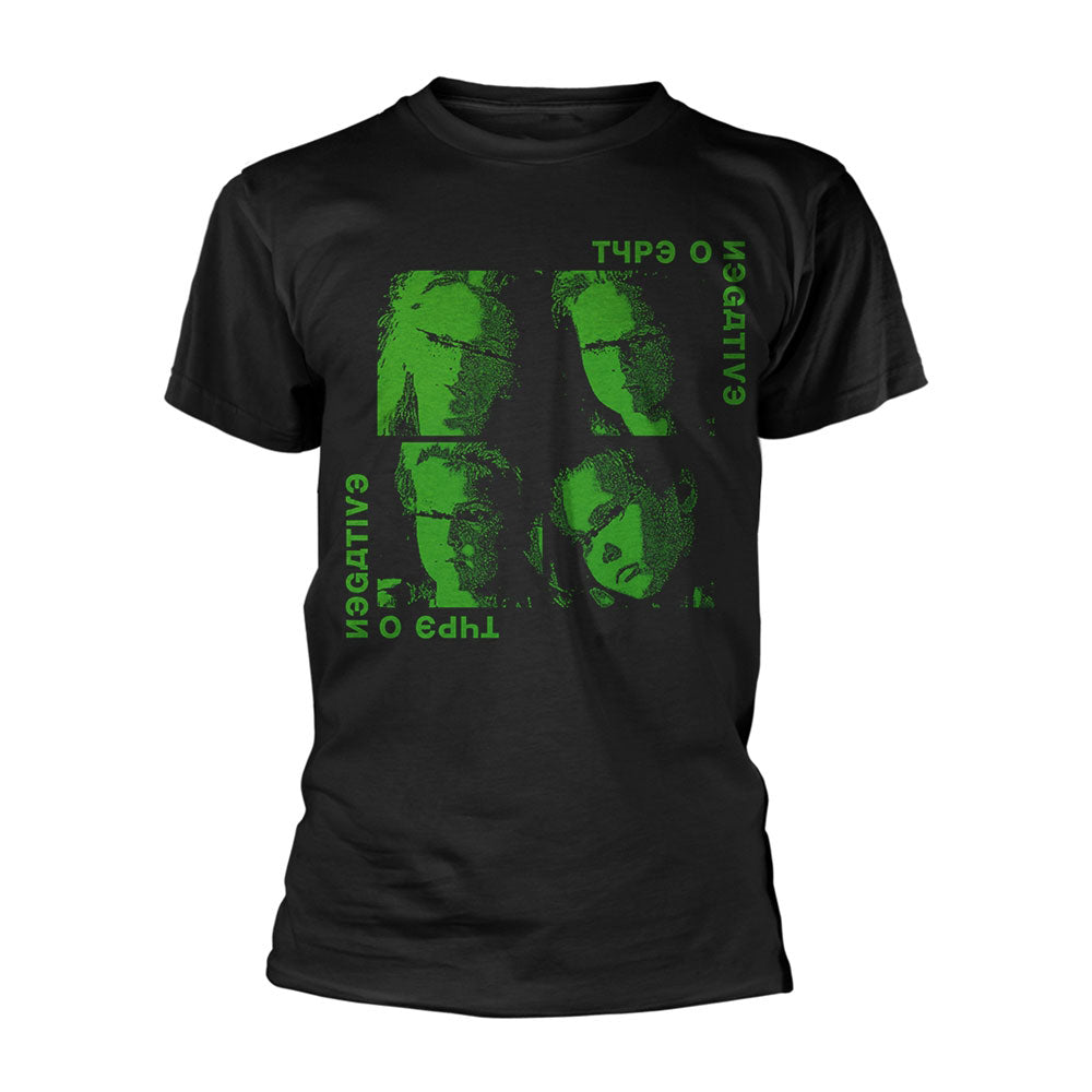Type O Negative Four Faces T-shirt Front
