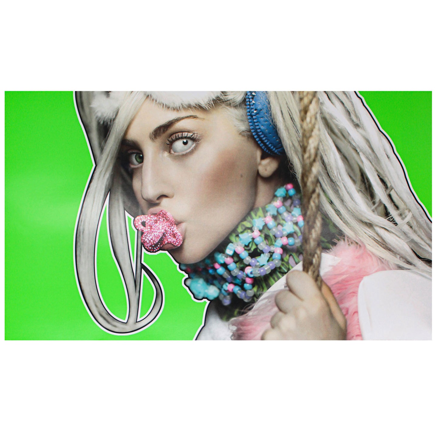 Lady Gaga artRAVE Lithograph Concert Promo Poster Front