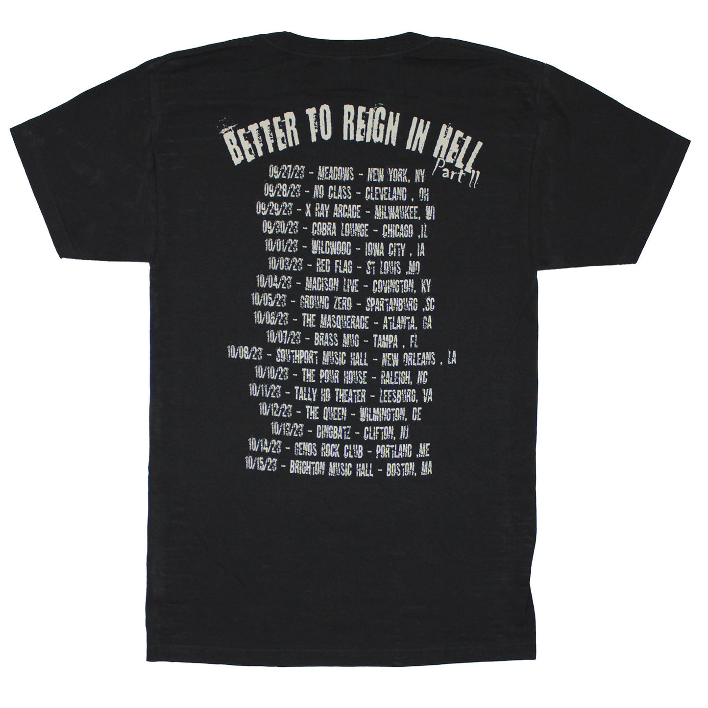 Venom Inc. Better To Reign In Hell Part II T-shirt Back