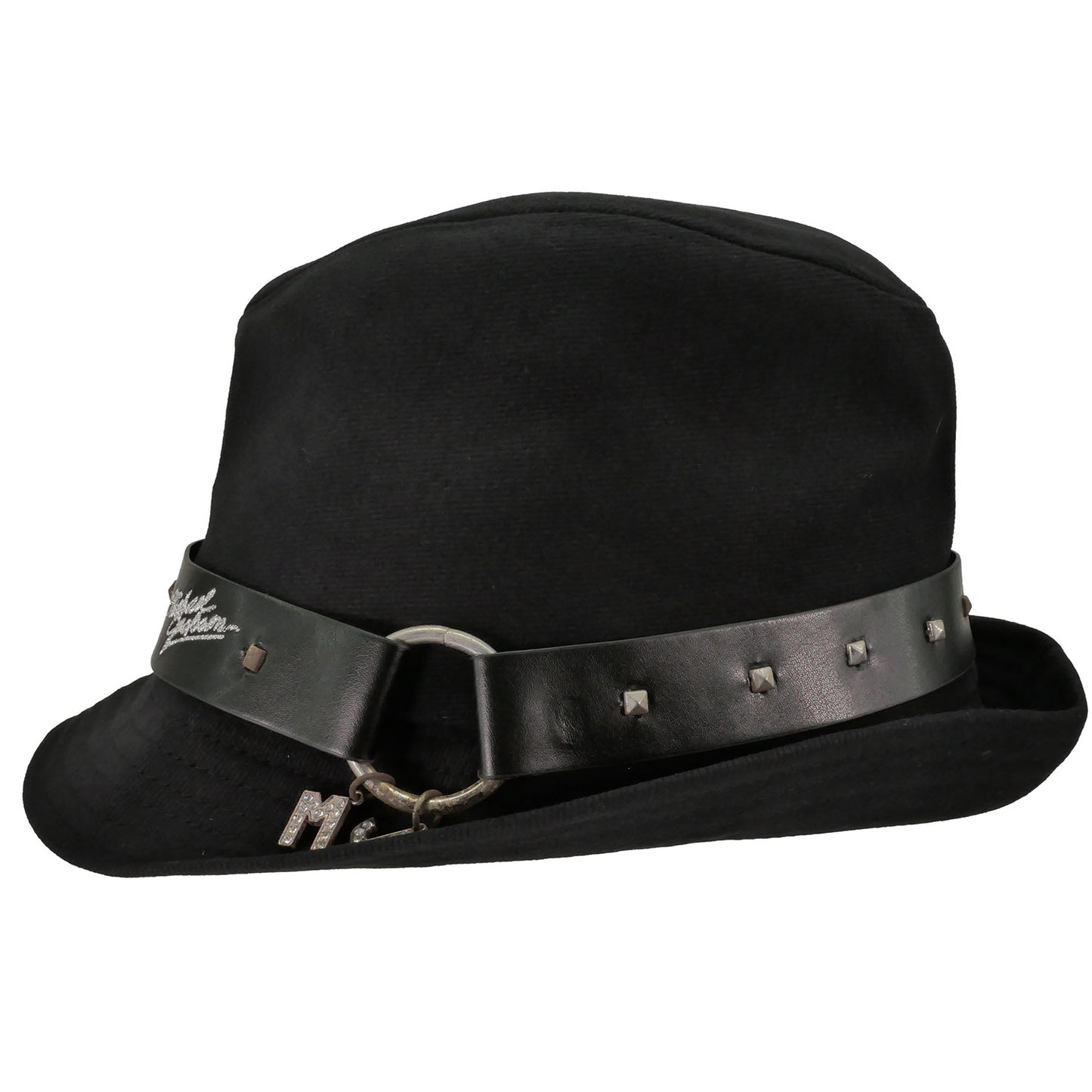 Michael Jackson Silver Charm King Of Pop Fedora Hat Baseball Cap Alt 2